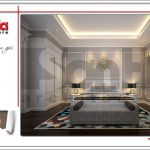 Thiết kế nội thất phòng ngủ 3 khu đô thị Vinhome Imperia Hải Phòng