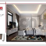 Mẫu nội thất phòng ngủ 3 khu đô thị Vinhome Imperia Hải Phòng