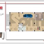 Mặt bằng công năng tầng 1 khách sạn tiêu chuẩn 3 sao 7 tầng cổ điển tại Hưng Yên sh ks 0041