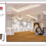 Mẫu nội thất sảnh tầng 4 trung tâm tiệc cưới phong cách cổ điển tại Hải Phòng sh bck 0046