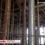 2 Ảnh thực tế thi công tòa nhà văn phòng 6 tầng tại hải phòng sh vp 0032