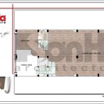 Mặt bằng công năng tầng 2 khách sạn tiêu chuẩn 3 sao 7 tầng cổ điển tại Hưng Yên sh ks 0041