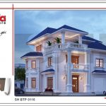 đẹp ấn tượng với mẫu biệt thự đẹp tại quảng bình sh btp 0116