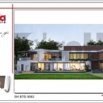 3 Thiết kế kiến trúc mặt tiền biệt thự hiện đại tại Lào sh btd 0062