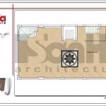 Mặt bằng công năng tầng 1 tòa nhà văn phòng tại Hải Phòng sh vp 0032