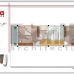 Mặt bằng công năng tầng 2 nhà ống hiện đại tại hải phòng sh nod 0177