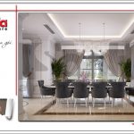 Thiết kế nội thất phòng bếp ăn khu đô thị Vinhome Imperia Hải Phòng