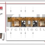 mặt bằng công năng tầng 2 nhà phố hiện đại sh nod 0178