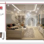 Thiết kế phòng khách nhà ống hiện đại tại Quảng Ninh sh nod 0176