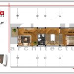 mặt bằng công năng tầng 3 nhà phố sh nod 0178