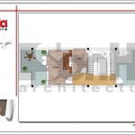 Mặt bằng công năng tầng 4 nhà ống hiện đại tai hải phòng sh nod 0177