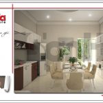 Thiết kế phòng bếp nhà ống hiện đại tại Quảng Ninh sh nod 0176