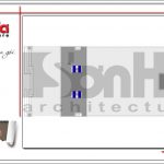 Mặt bằng công năng tầng mái khách sạn tiêu chuẩn 3 sao 7 tầng cổ điển tại Hưng Yên sh ks 0041