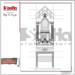 mặt đứng nhà phố kiến trúc cổ điển sh nop 0151