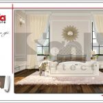 Thiết kế nội thất phòng ngủ 1 khu đô thị Vinhome Imperia Hải Phòng