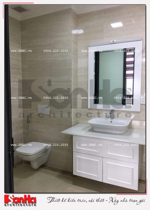 8 Ảnh thực tế phòng tắm biệt thự khu đô thị vinhomes hải phòng