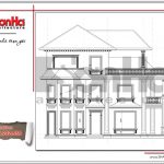 mặt đứng ngang ngôi biệt thự sh btp 0116