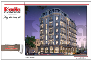 BIA thiết kế kiến trúc khách sạn cổ điển sh ks 0042