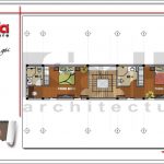 Mặt bằng công năng tầng 3 nhà ống cổ điển Pháp tại Hà Giang sh nop 0149