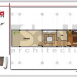 Mặt bằng công năng tầng 5 nhà ống cổ điển Pháp tại Hà Giang sh nop 0149