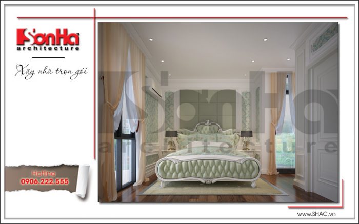 Mẫu phòng ngủ đẹp dành cho căn hộ chung cư phong cách cổ điển chinh phục mọi ánh nhìn 