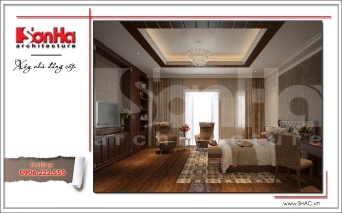 Phương án thiết kế nội thất căn hộ cao cấp với không gian nội thất cổ điển châu Âu 