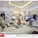 2 Ảnh thực tế nội thất phòng khách biệt thự tân cổ điển khu đô thị vinhomes hải phòng