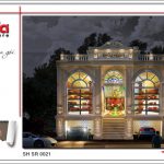 2 Mẫu phối cảnh kiến trúc ban đêm show room tại bắc ninh sh sr 0021