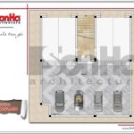 3 Mặt bằng công năng tầng hầm showroom tại bắc ninh sh sr 0021