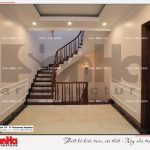 5 Ảnh thực tế nội thất sảnh thang tầng 2 biệt thự tân cổ điển khu đô thị vinhomes hải phòng