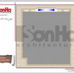 5 Mặt bằng công năng tầng mai showroom tại bắc ninh sh sr 0021