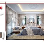 5 Thiết kế nội thất phòng ngủ 1 biệt thự khu đô thị vinhomes tại hải phòng