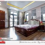 6 Ảnh thực tế nội thất phòng ngủ biệt thự tân cổ điển khu đô thị vinhomes hải phòng