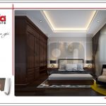 7 Thiết kế nội thất phòng ngủ 2 biệt thự khu đô thị vinhomes hải phòng