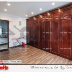 8 Ảnh thưc tế nội thất phòng thay đồ biệt thự tân cổ điển khu đô thị vinhomes hải phòng