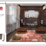 9 Thiết kế nội thất phòng thờ biệt thự khu đô thị vinhomes hải phòng