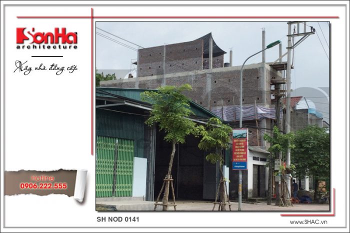 Mẫu thiết kế nhà phố cổ điển 4 tầng đẹp có nội thất tiện nghi tại Quảng Ninh – SH NOP 0141 1