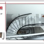 Còn đây là “diện mạo” hiện tại của sảnh thang ngôi nhà phố tân cổ điển sau khi cải tạo xong