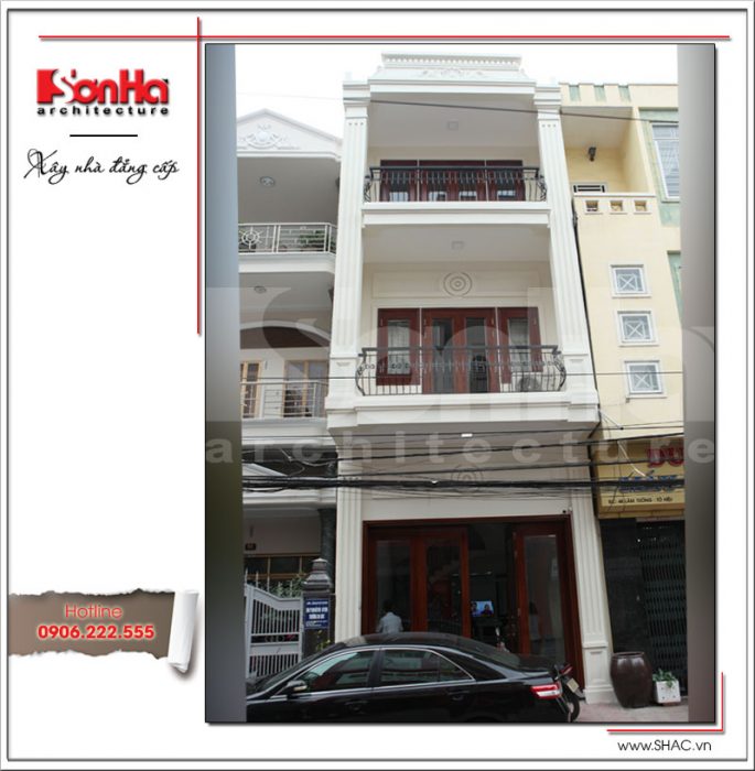 Còn đây là ngoại thất của ngôi nhà phố 3 tầng khang trang sau khi SHAC cải tạo trọn gói xong