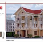 1 Thiết kế biệt thự tân cổ điển đẹp tại lạng sơn sh btp 0118