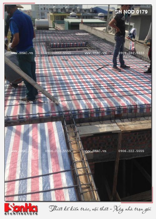 3 Ảnh thực tế thi công nhà ống hiện đại đẹp tại hải phòng sh nod 0179