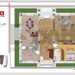 3 Mặt bằng công năng tầng 1 biệt thự tân cổ điển đẹp tại lạng sơn sh btp 0118