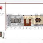 3 Mặt bằng tầng 1 nhà ống hiện đại tại hải phòng sh nod 0179