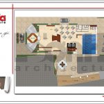 4 Mặt bằng công năng tầng trệt khách sạn 4 sao tại bến tre sh ks 0045