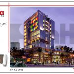 4 Mẫu kiến trúc khách sạn 4 sao tại quảng ninh sh ks 0046