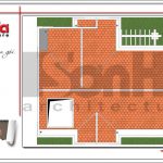 7 Mặt bằng tầng mái biệt thự tân cổ điển đẹp tại lạng sơn sh btp 0118