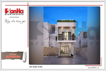 BÌA Mẫu kiến trúc nhà phố hiện đại đẹp tại hải phòng sh nod 0180