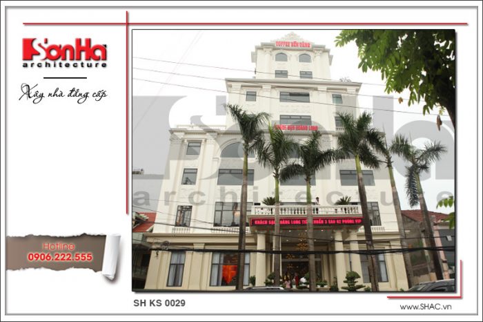 Kiến trúc và nội thất tổ hợp khách sạn nhà hàng tân cổ điển tại Quảng Ninh   SH KS 0029