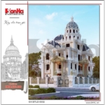 1 Thiết kế kiến trúc biệt thự lâu đài cổ tại đà nẵng sh btld 0032