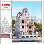 2 Mẫu kiến trúc biệt thự lâu đài pháp đẹp tại đà nẵng sh btld 0032